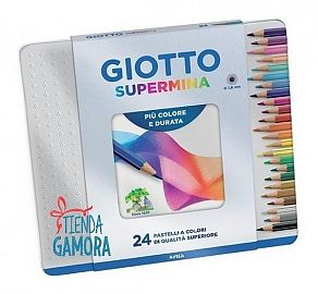 LAPIZ DE COLOR GIOTTO SUPERMINA LATA X24